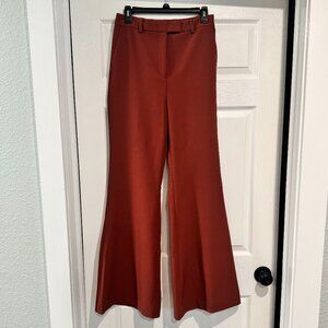 Express Terracotta Flare Pants